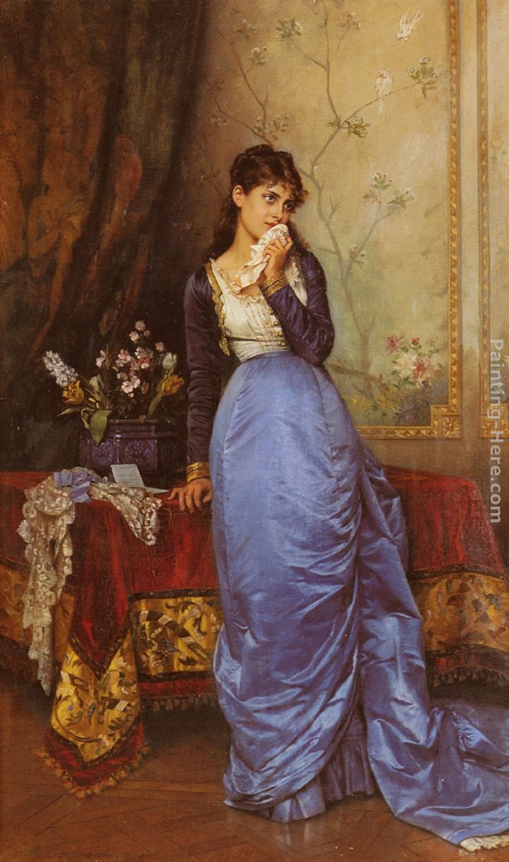 Auguste Toulmouche The Letter